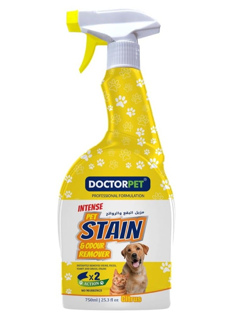 DoctorPet Stain and Odour Remover Citrus - 750ml