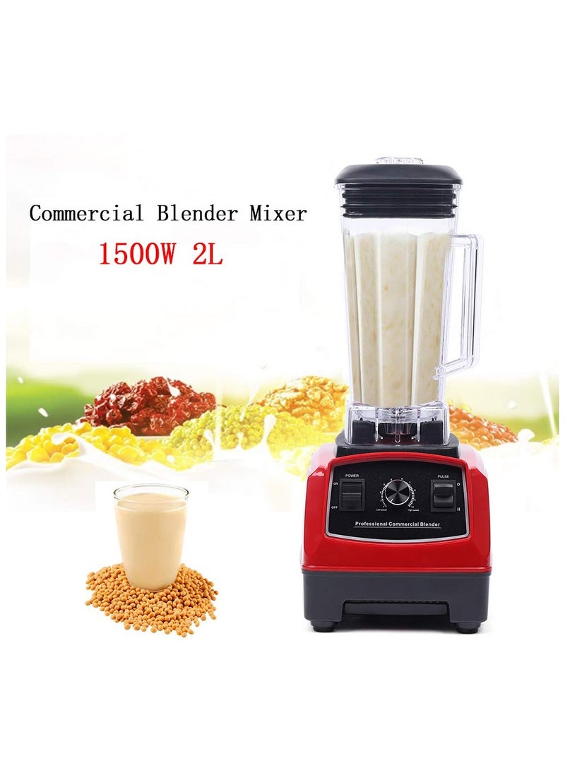 Silver Crust 4500W Heavy Duty Commercial Grade Blender: Multifunctional 2-in-1 Juicer Mixer with 2 Jars SC-1589 | Dishwasher Safe, Stainless Steel Blades | Fruit Processor, Grinder, Smoothie Maker