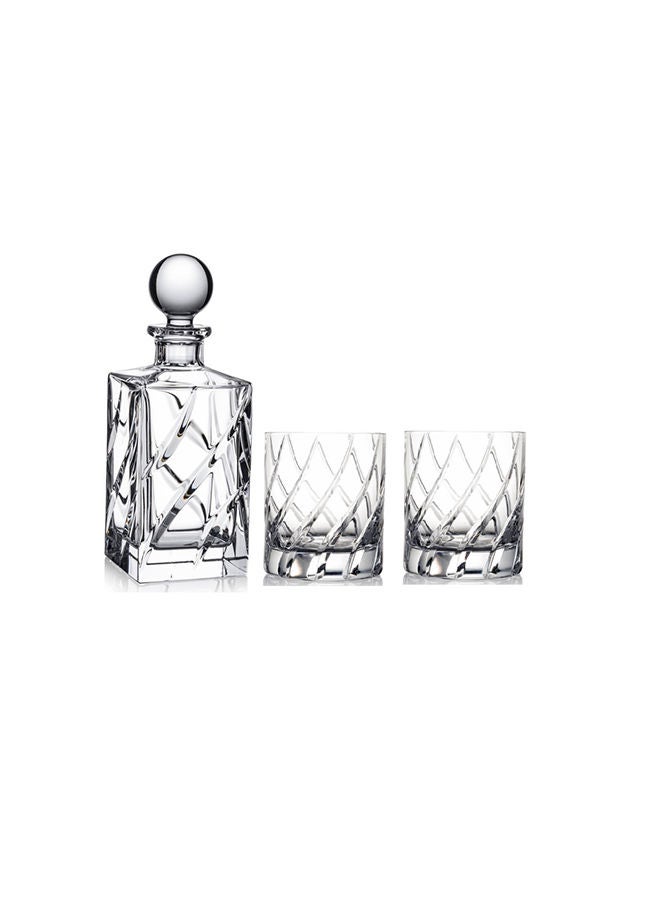 3-Piece Olymp Whisky Decanter Set