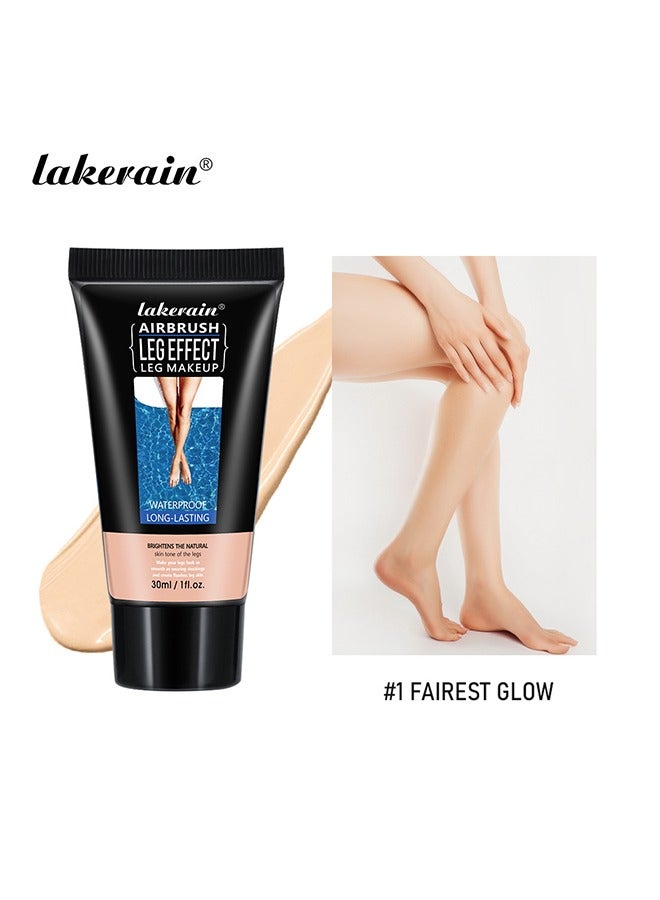 Leg Makeup- Waterproof No Transfer, Leg Vein Cover up Makeup for Varicose Veins Waterproof Black Skin, Leg and Body Scar Cover up Makeup for Tattoo Cover Up #01