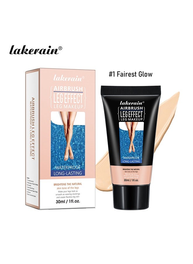 Leg Makeup- Waterproof No Transfer, Leg Vein Cover up Makeup for Varicose Veins Waterproof Black Skin, Leg and Body Scar Cover up Makeup for Tattoo Cover Up #01