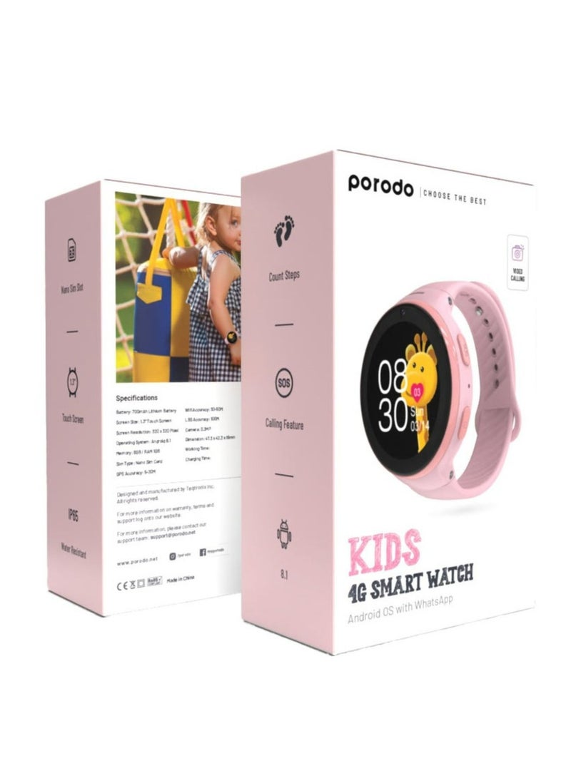 Kids 4G Smartwatch Android OS with 1.3