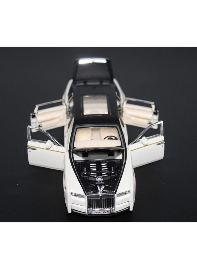 1:32 Rolls Royce Phantom Diecast Metal Model | Pull Back Alloy Car with Unique Features | Collectible Truck Toy for Kids | Ideal Gift for Boys & Girls