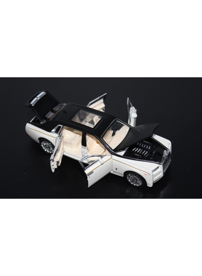 1:32 Rolls Royce Phantom Diecast Metal Model | Pull Back Alloy Car with Unique Features | Collectible Truck Toy for Kids | Ideal Gift for Boys & Girls