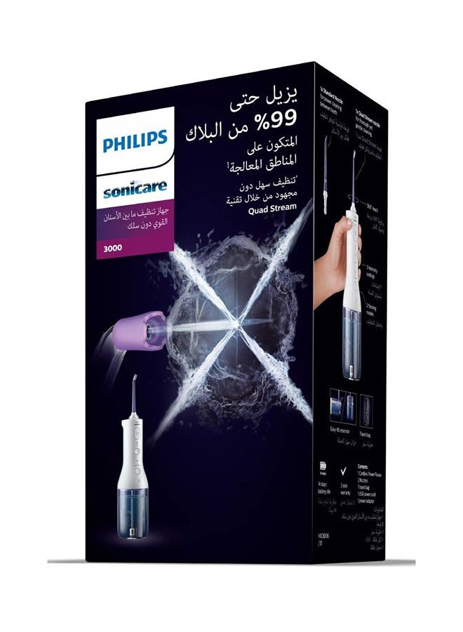 Cordless Power Flosser White HX3826/31