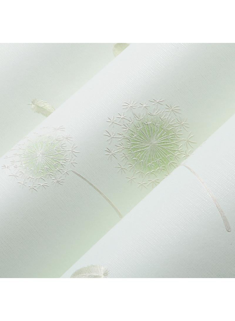 Dandelion Design Thicken Waterproof Self-Adhesive Wallpaper For Kids Room And Television Background Wall 0.53*9.5 Meters