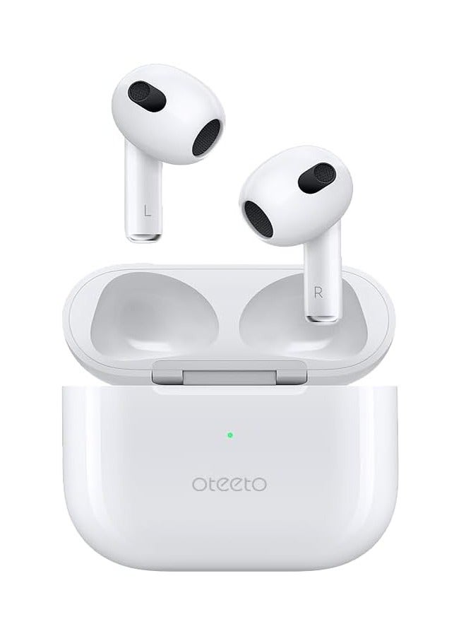 Oteeto OT4 True Wireless Earphone With Hifi Sound Quality and Wireless Charging Compatible With Android Mobile and Tablet