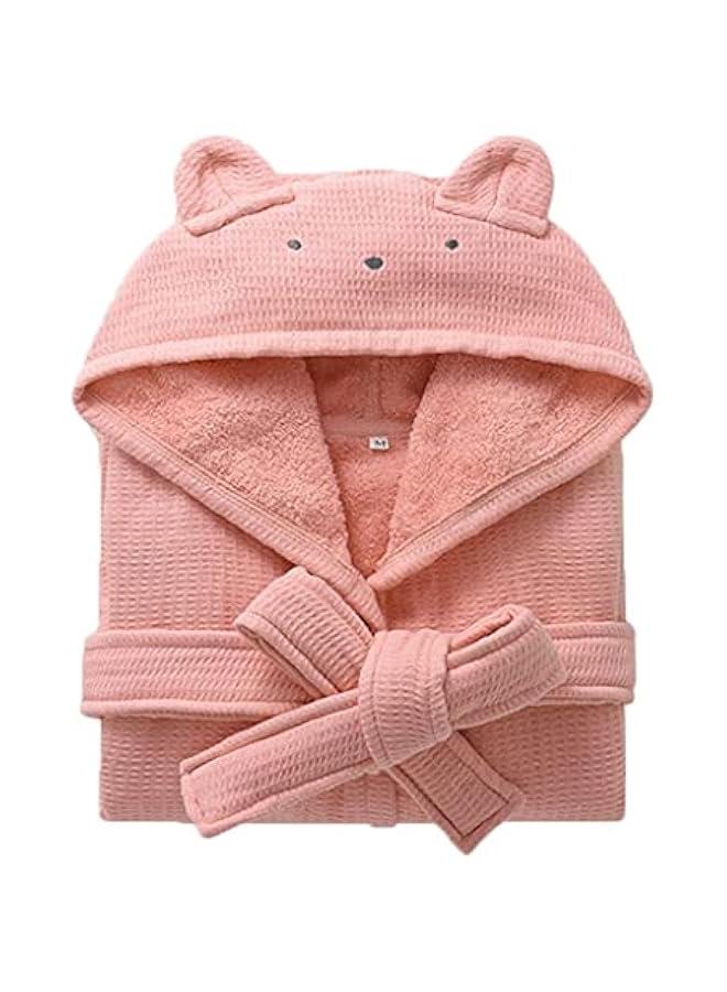 Boys Girls Towel Bathrobe, Robe Microfibre，Hooded Toddler Soft Fuzzy Robe For Kids 3-8 Years