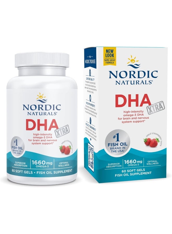 Dha Xtra Healthy Brain And Nervous System Support Softgels (60 Pieces)