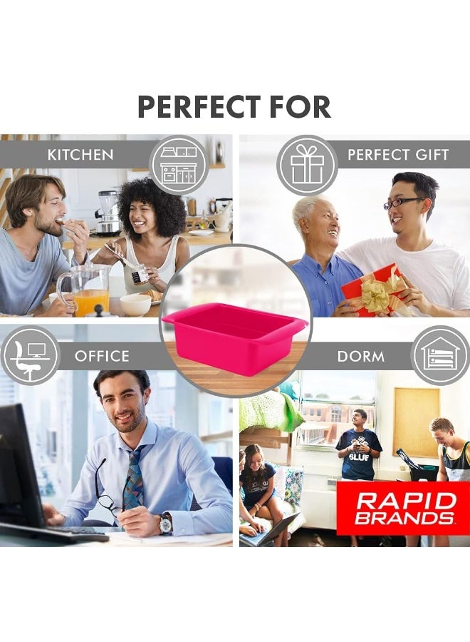 Rapid Ramen Cooker - Microwave Ramen in 3 Minutes - BPA Free and Dishwasher Safe - Black