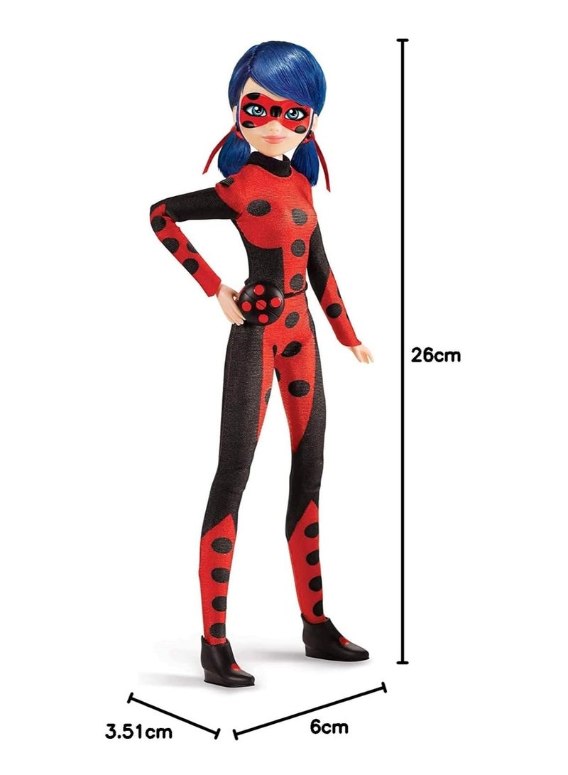 Tales Of Ladybug & Cat Noir Multipack Of Miraculous Dolls | 26cm Ladybug Cat Noir Rena Rouge And Queen Bee Miraculous Toys | Miraculous Ladybug Toys Doll Set