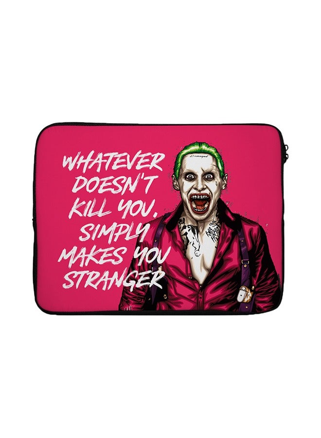 Jared Leto Joker Quote Laptop Printed Sleeve