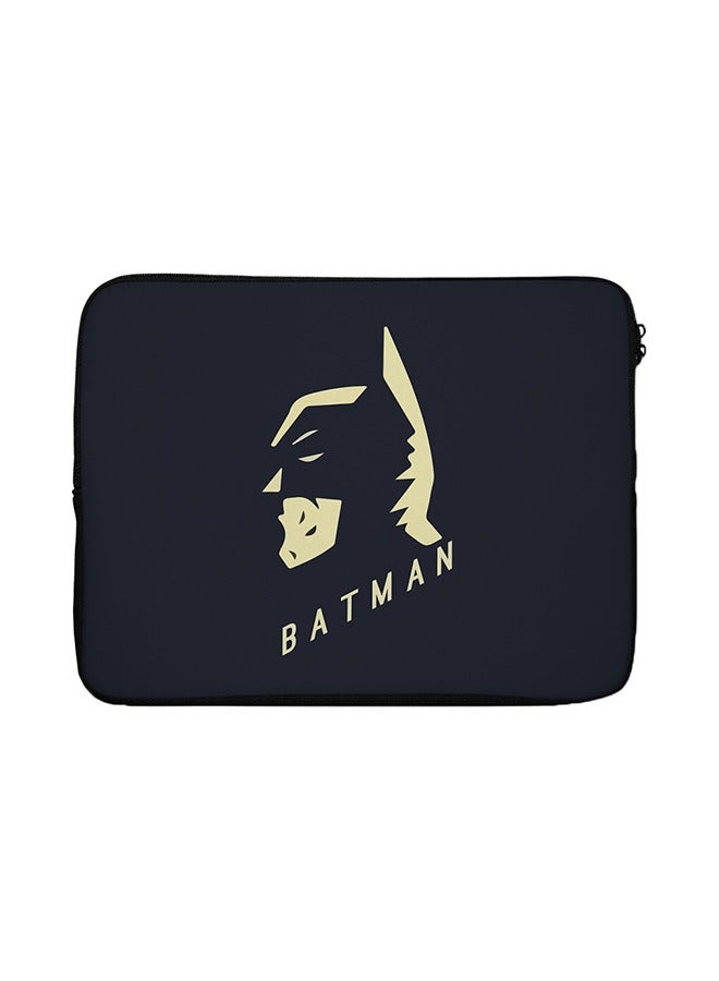 Batman Logo Laptop Sleeve black