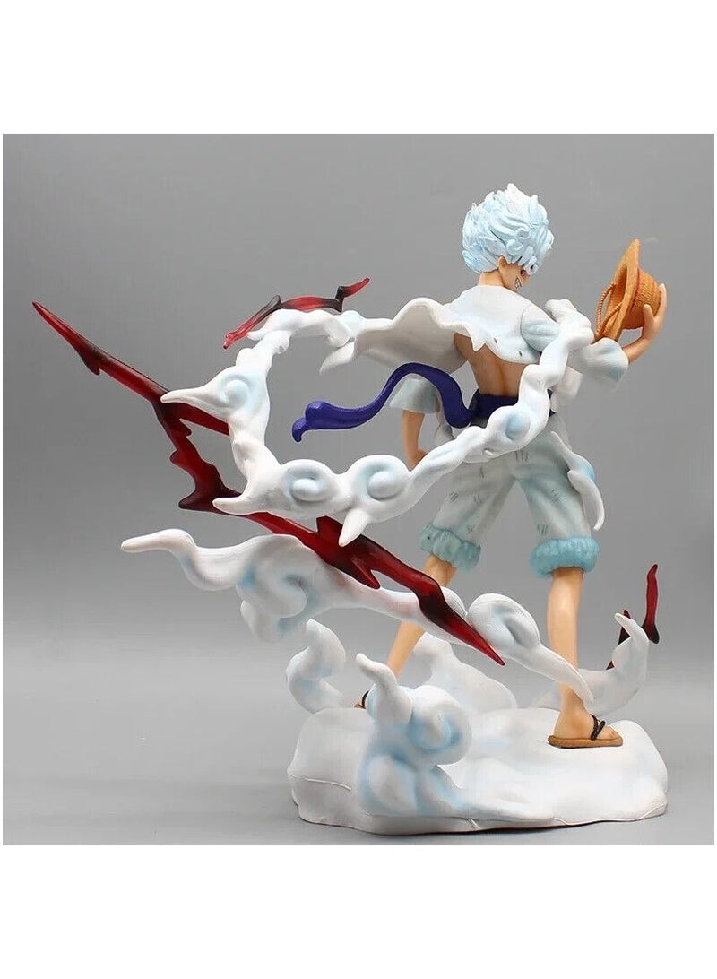 Standing Luffy Figures Manga One Piece Anime Figure Luffy Gear 5 Nika Model 15cm PVC GK Figurine Collectible Room Ornament Kids Toys Gift