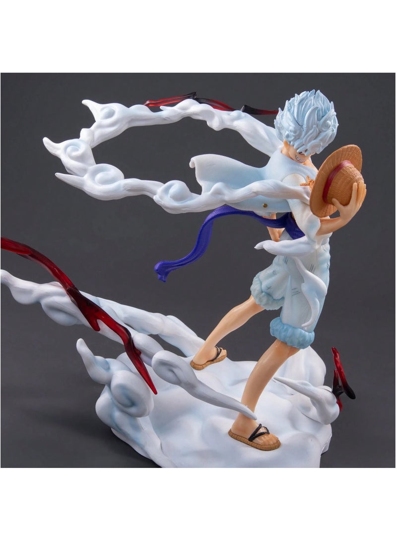 Standing Luffy Figures Manga One Piece Anime Figure Luffy Gear 5 Nika Model 15cm PVC GK Figurine Collectible Room Ornament Kids Toys Gift