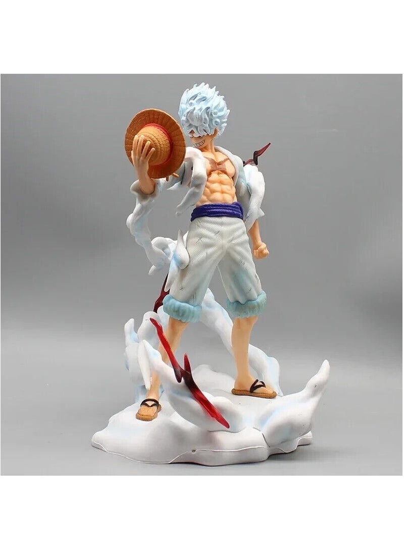 Standing Luffy Figures Manga One Piece Anime Figure Luffy Gear 5 Nika Model 15cm PVC GK Figurine Collectible Room Ornament Kids Toys Gift