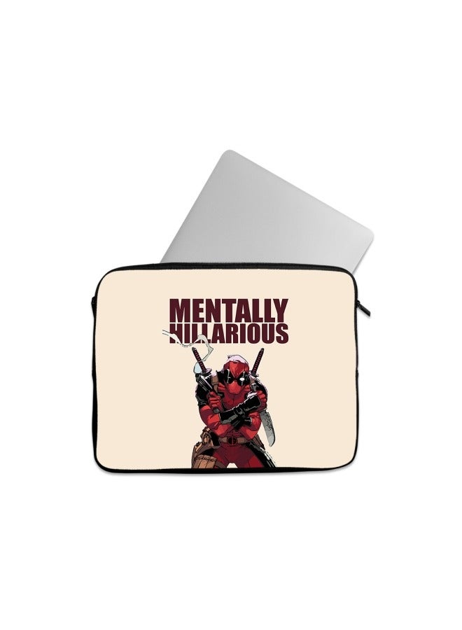 Deadpool Quoted Printed Laptop Sleeve