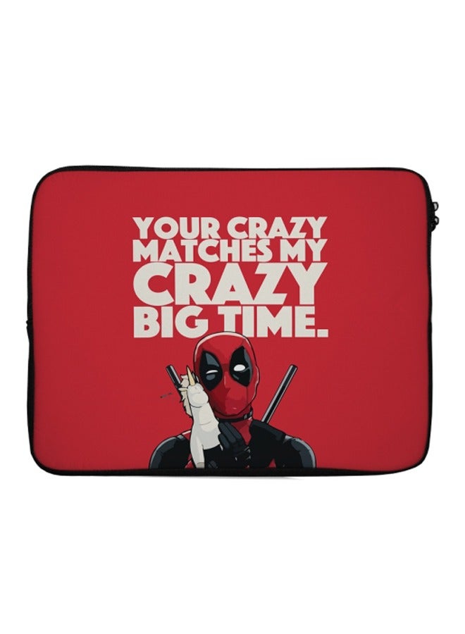 Deadpool Quote Laptop Sleeve