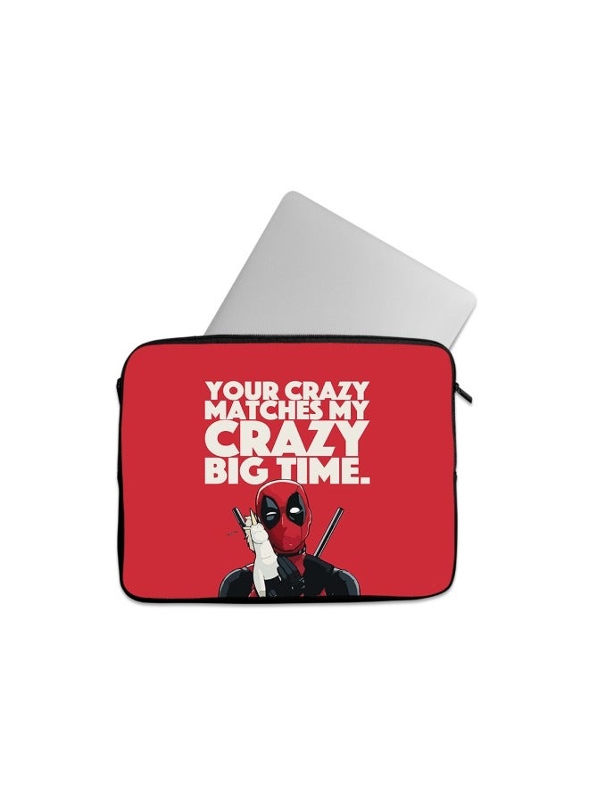 Deadpool Quote Laptop Sleeve