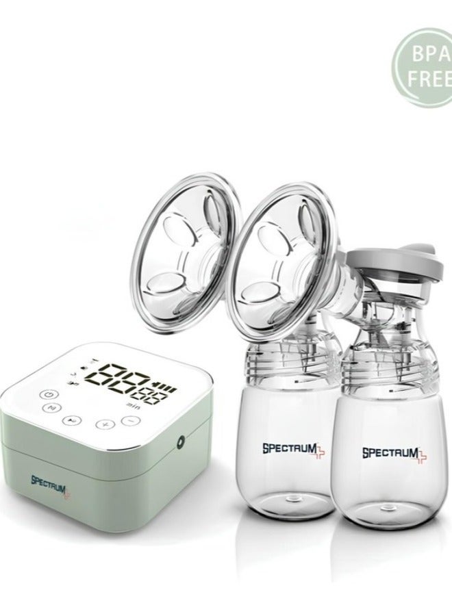 Electric Breast Pump Easy Comfort Natural Breast Pump Breastfeeding Pump with 4 Modes & 9 Levels, Ultra-Quiet, BPA Free, Rechargeable Breast Milk Pump for Home and Travel