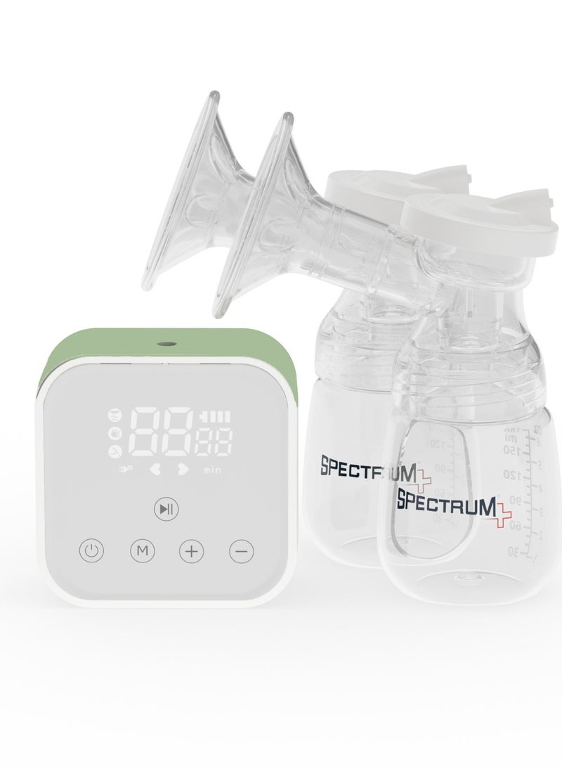 Electric Breast Pump Easy Comfort Natural Breast Pump Breastfeeding Pump with 4 Modes & 9 Levels, Ultra-Quiet, BPA Free, Rechargeable Breast Milk Pump for Home and Travel