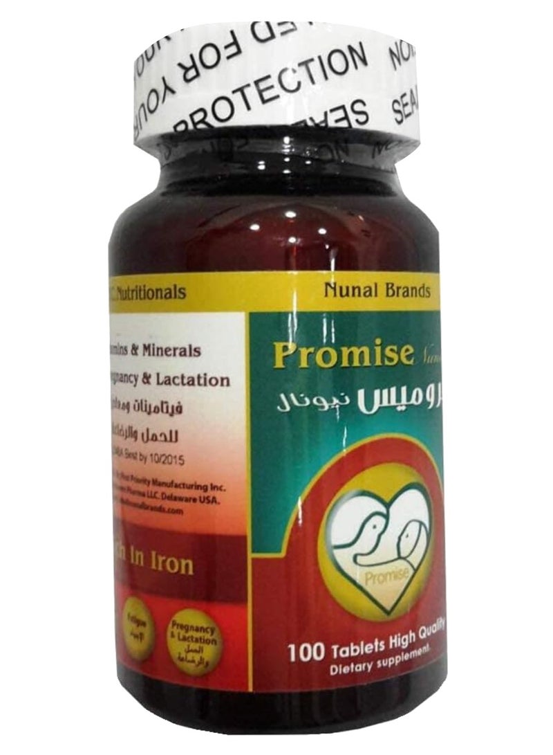 Promise Nunal Dietary Supplement for Mother & Baby 100 tablets