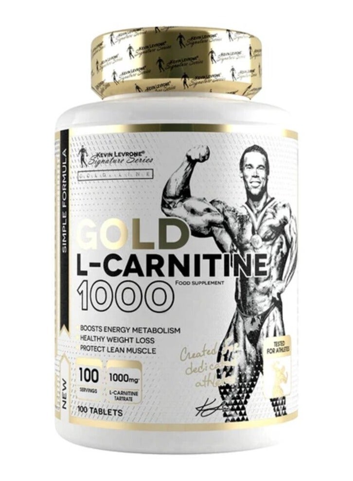 Kevin Levrone, Gold L-Carnitine, 100 Tabs, 100 Servings