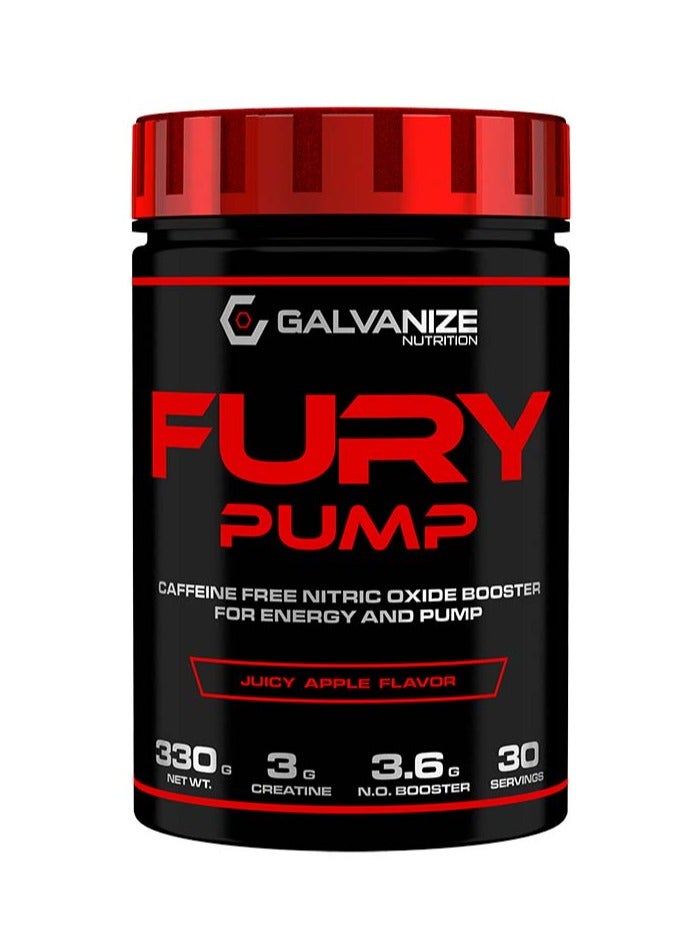 Galvanize, Fury Pump, Juicy Apple, 330g, 30 Servings