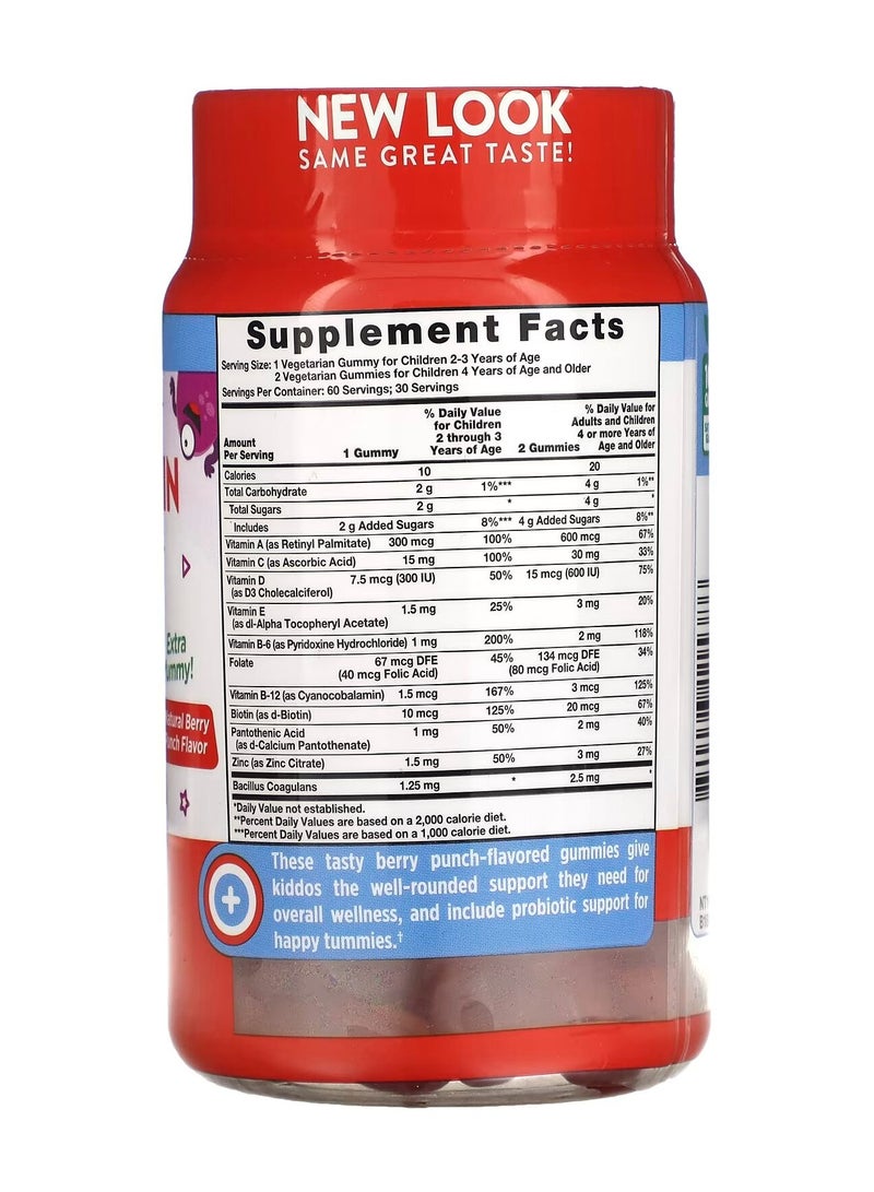 Nature’s Truth, Kids Multivitamin Probiotic, 60 Gummies, 30/60 Servings