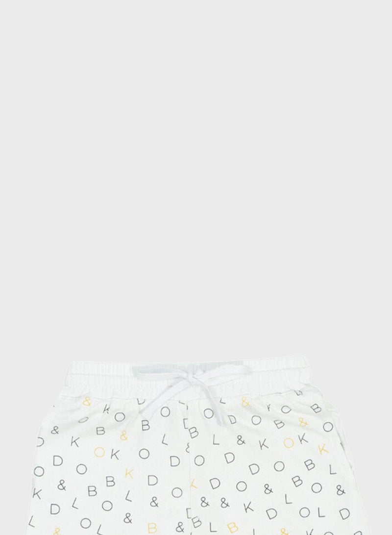 Kids Aop Signature Shorts