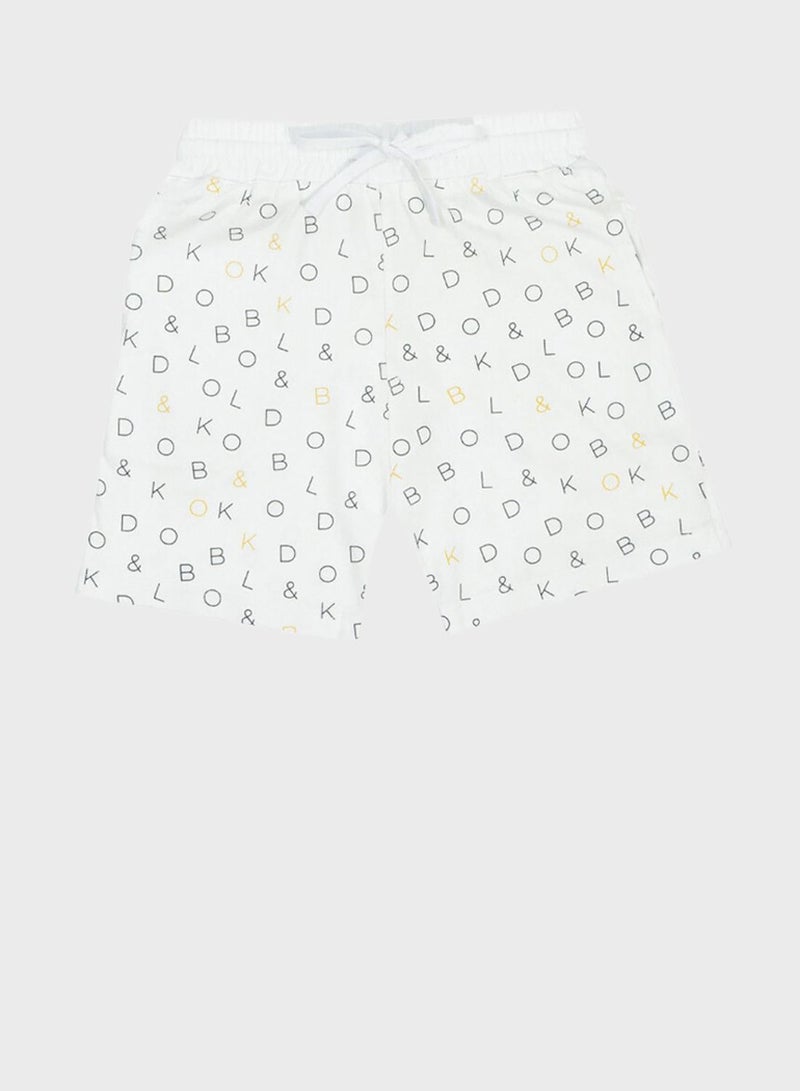 Kids Aop Signature Shorts