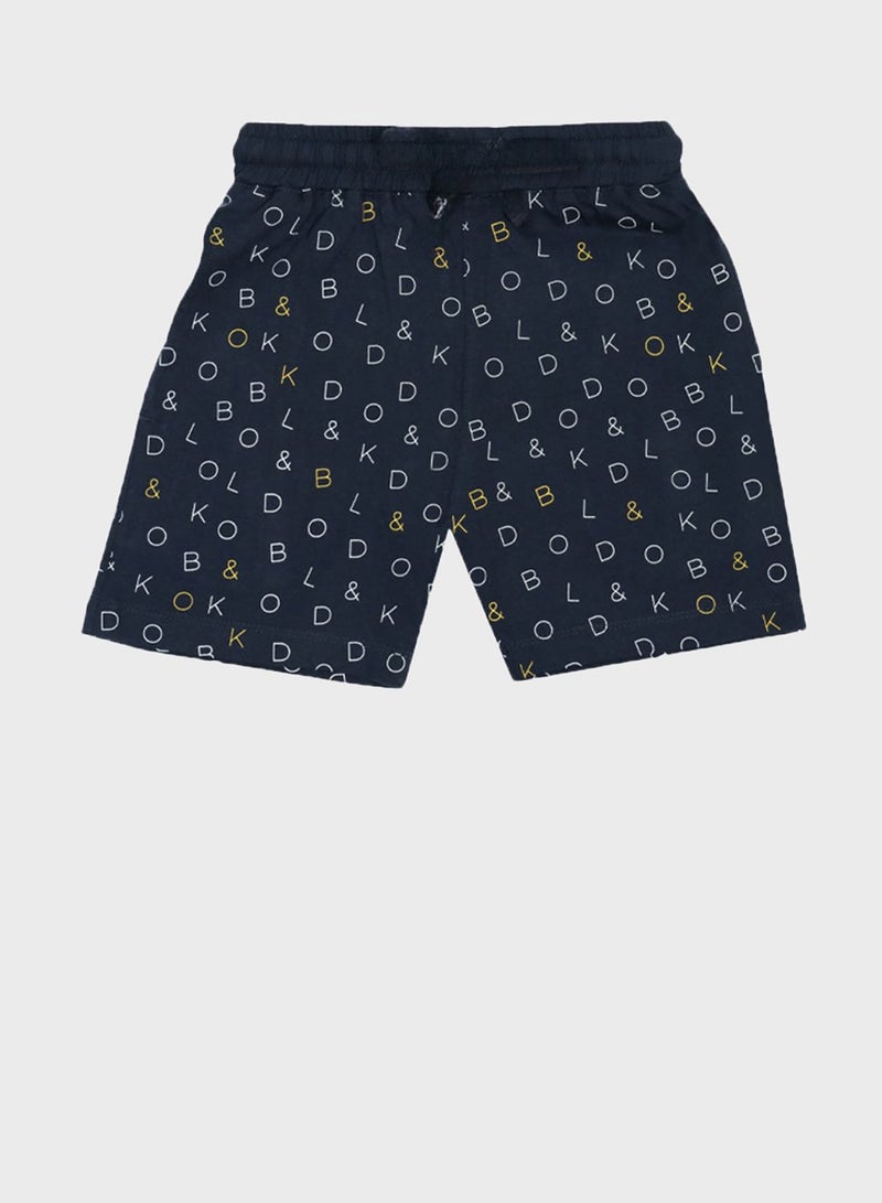 Kids Aop Signature Shorts