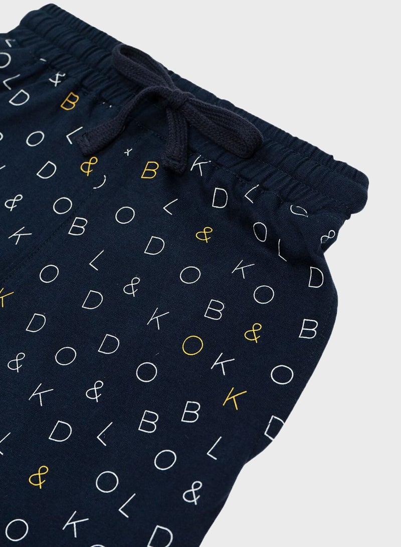 Kids Aop Signature Shorts