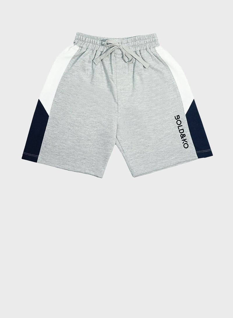 Kids Logo Print Shorts