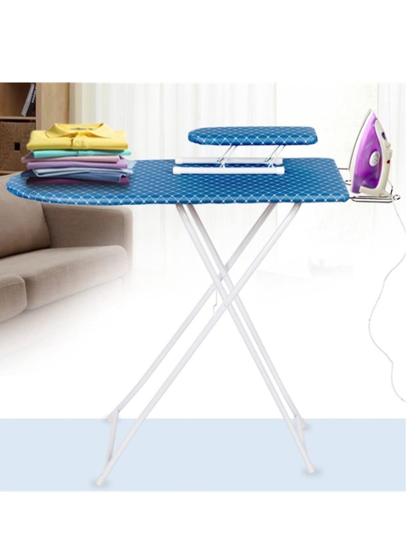 Steam Ironing Station,Ironing Board, Heat-Resistant Covered Ironing Board, Anti-Slip Foldable Ironing Rack