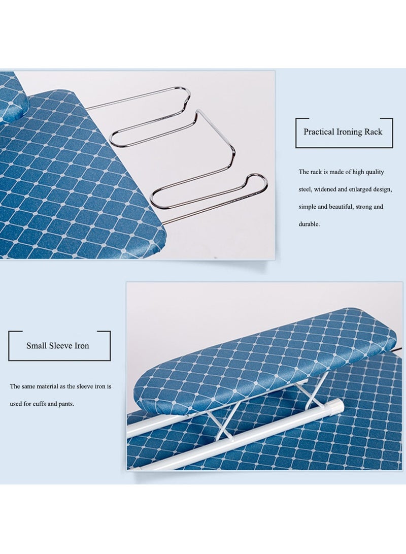 Steam Ironing Station,Ironing Board, Heat-Resistant Covered Ironing Board, Anti-Slip Foldable Ironing Rack