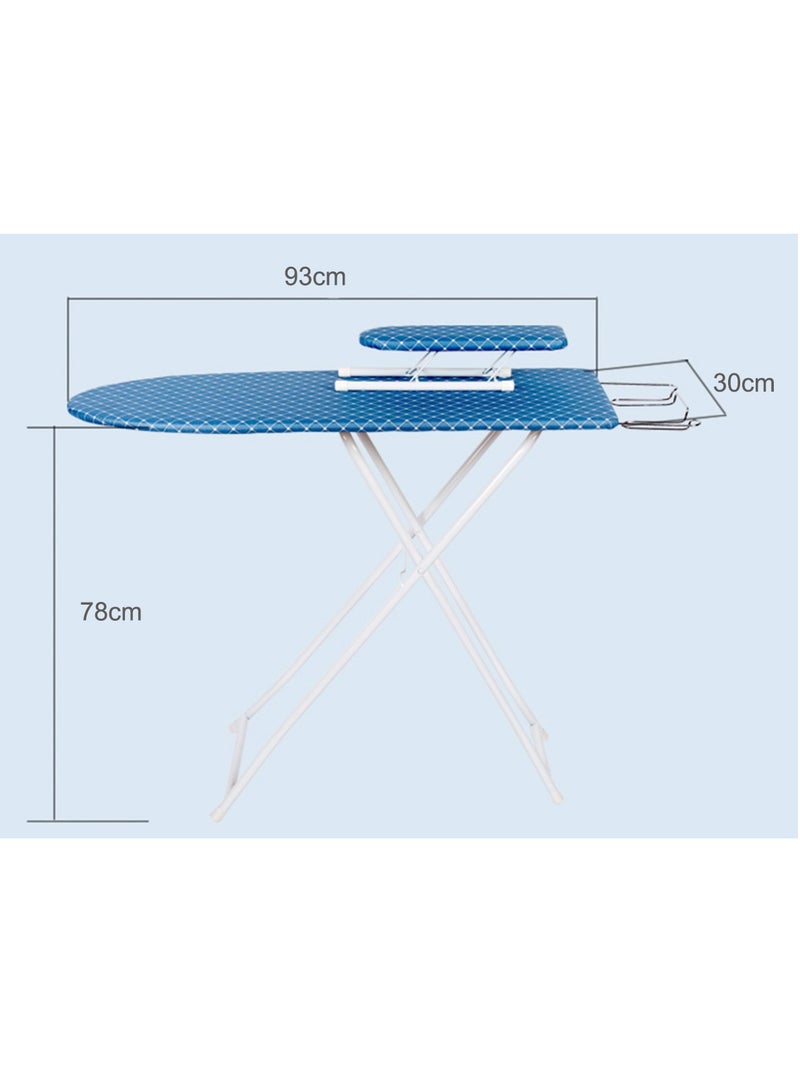 Steam Ironing Station,Ironing Board, Heat-Resistant Covered Ironing Board, Anti-Slip Foldable Ironing Rack