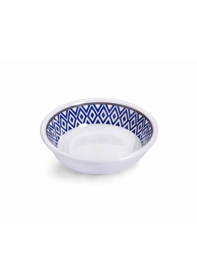 Melamine Small Dish 3.5 Inch Blue Line