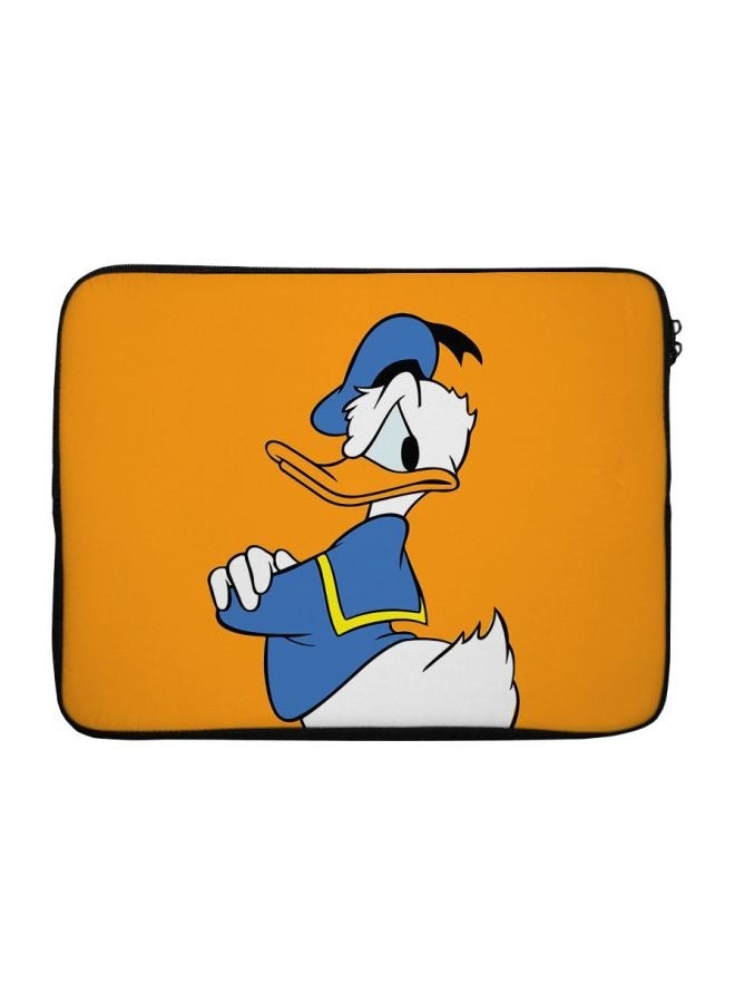 Donald Duck Orange Laptop Sleeve