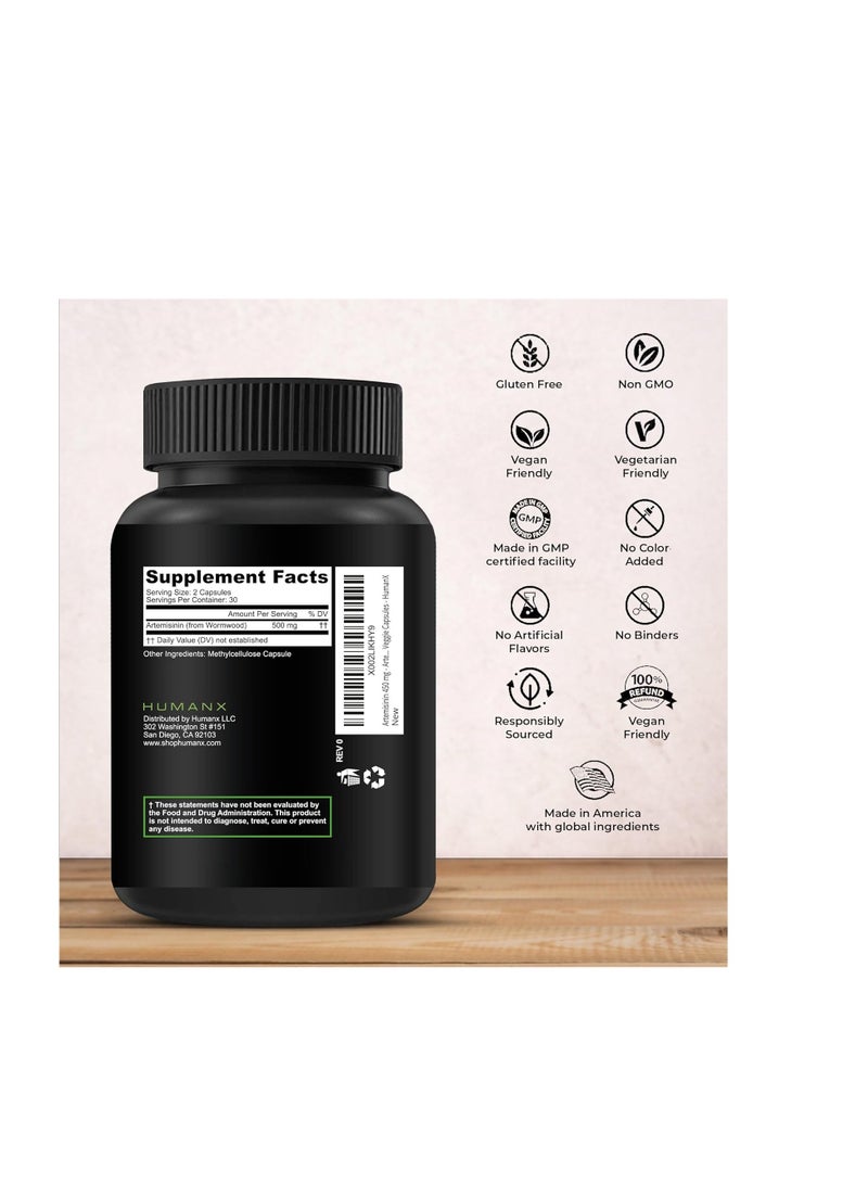 Humanx Artemisinin 500Mg 60 Caps