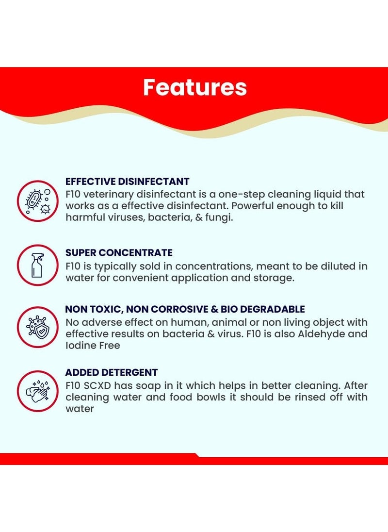 SCXD Veterinary Disinfectant Cleanser 1L