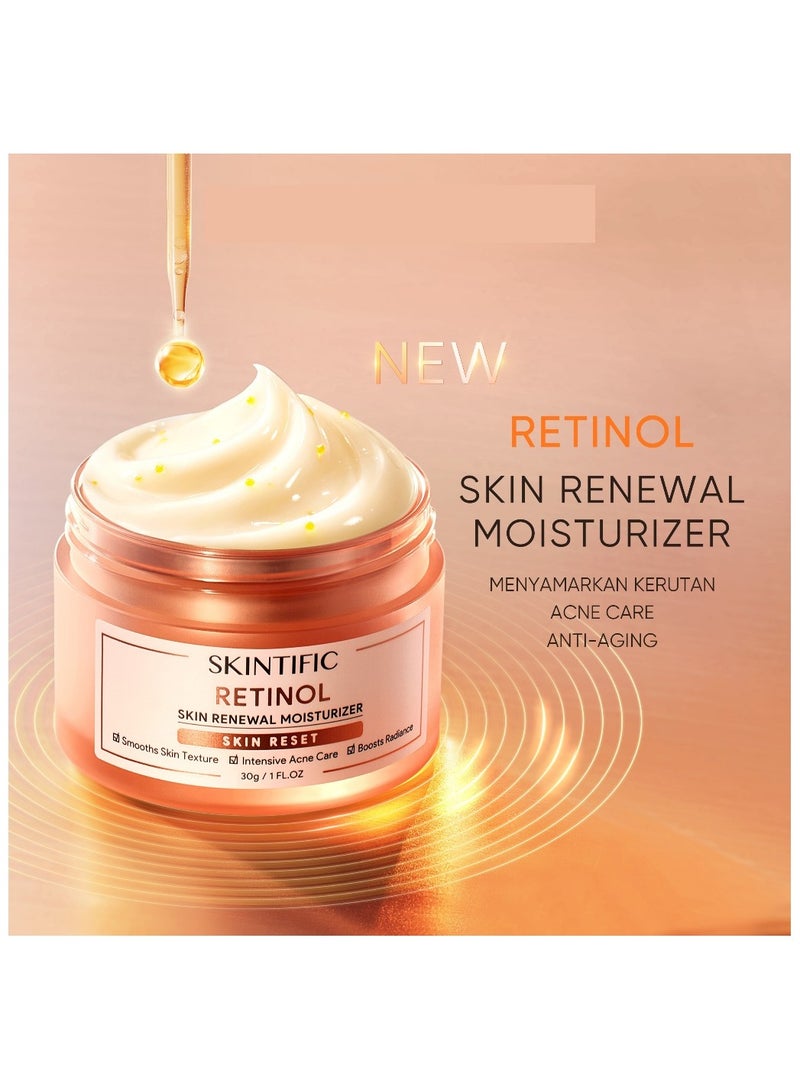 SKINTIFIC Anti Aging Retinol set Retinol skin Renewal Moisturizer + Retinol Skin Renewal Serum