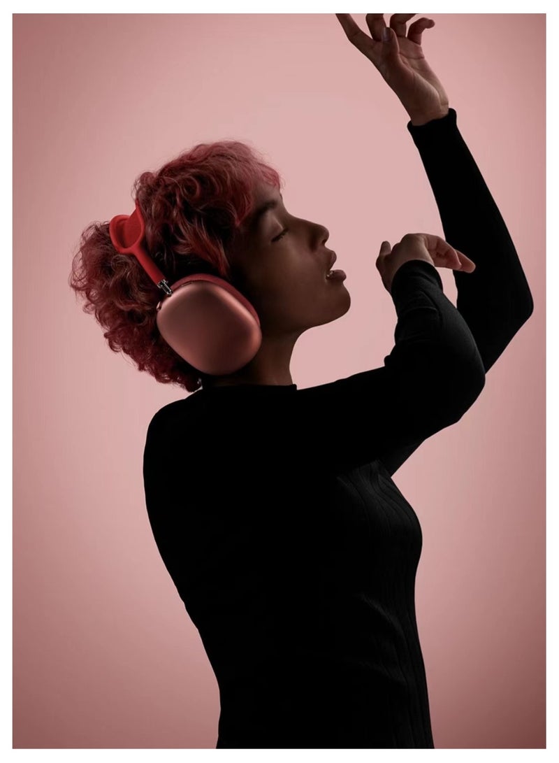 Classic Headset AP Max Over-Ear Wireless Bluetooth Headphones Active Noise Cancellation Pink