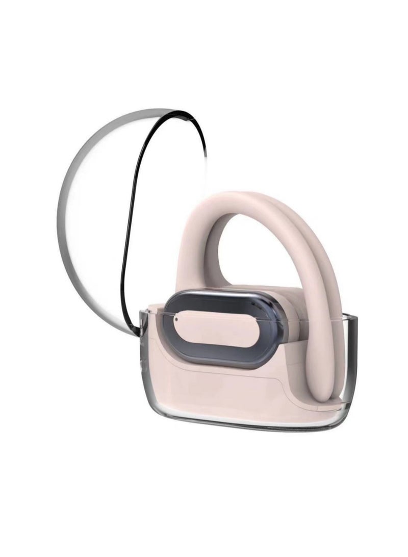 X20 Cross-Border New OWS Non-In-Ear Hanging Ear Bluetooth Headset, Visible Transparent Case, Macaron Sports Headset