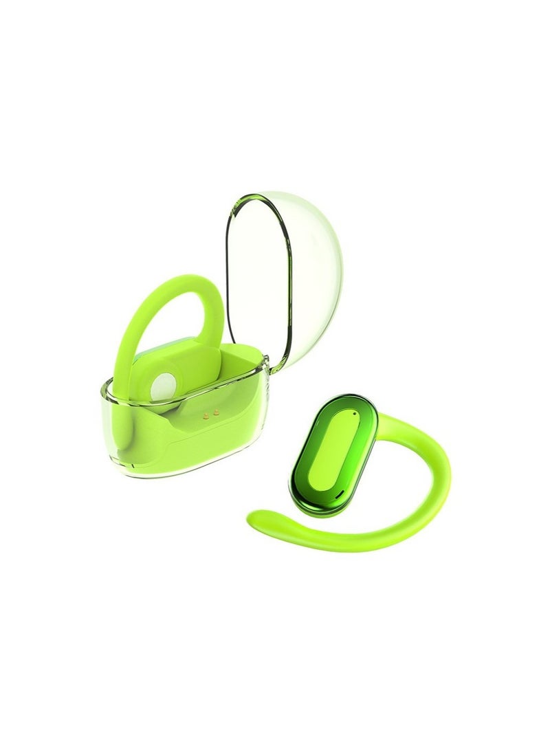 New Transparent Warehouse Bluetooth Headset with Large Power Non-In-Ear Wireless TWS Design and Ultra-Long Battery Life