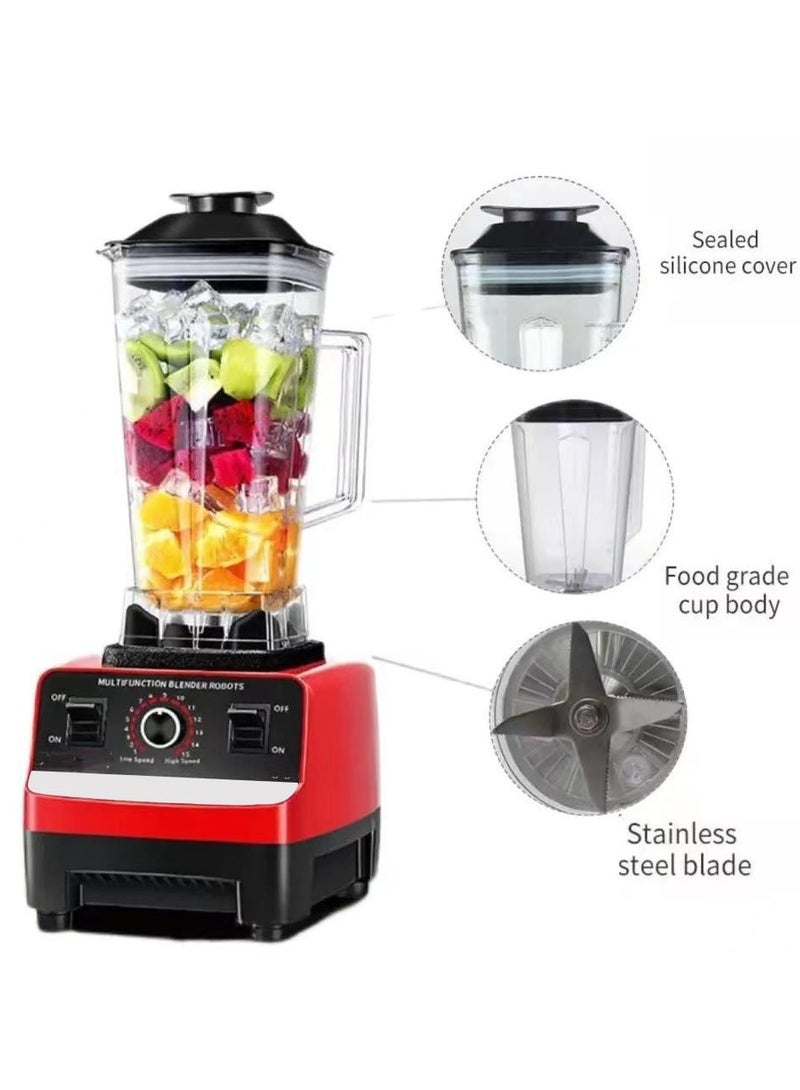 Heavy Duty Commercial Blender – High Power Stationary Mixer & Food Processor for Ice, Smoothies, and Juicing – Professional Kitchen Blender