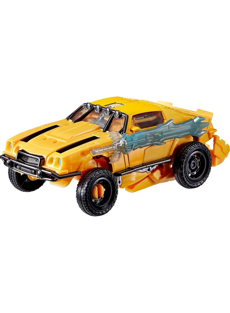 Rise of the Beasts Movie Bumblebee  Converting Toy With Lights and Sounds