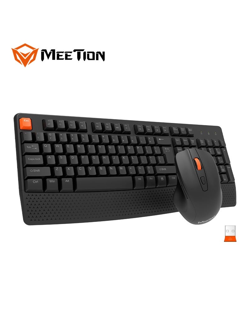 Meetion Wireless Ergonomic Keyboard Mouse Combo C4130 Adjustable stand Precision Control Ergonomic Design