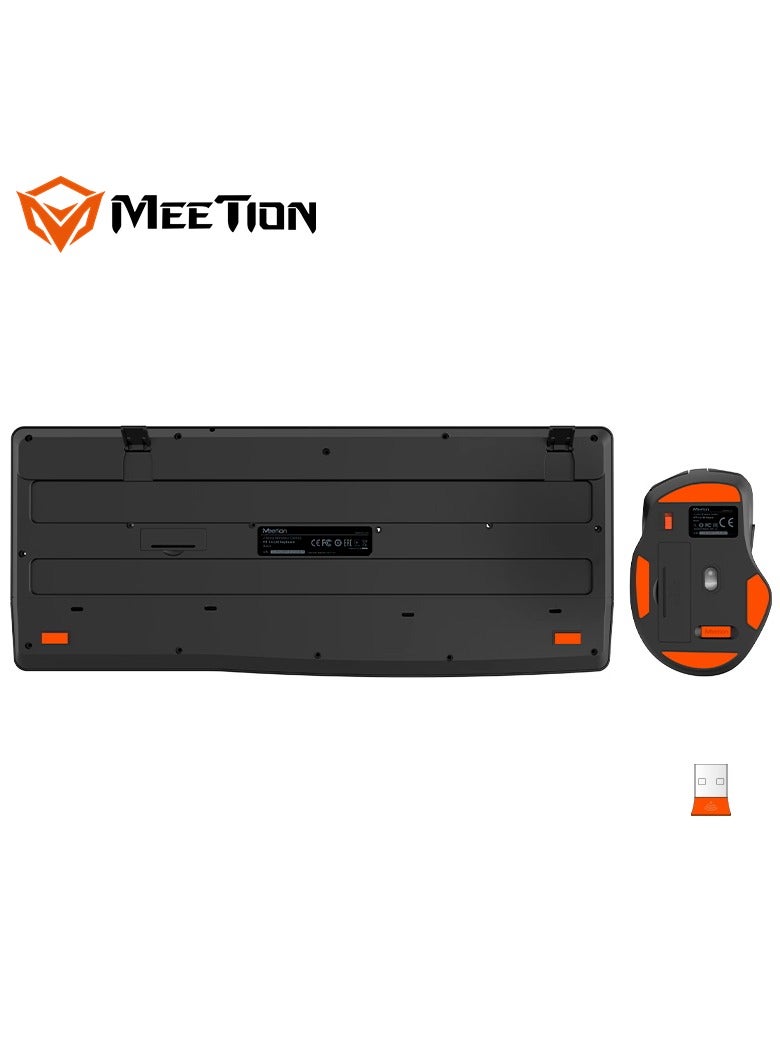 Meetion Wireless Ergonomic Keyboard Mouse Combo C4130 Adjustable stand Precision Control Ergonomic Design