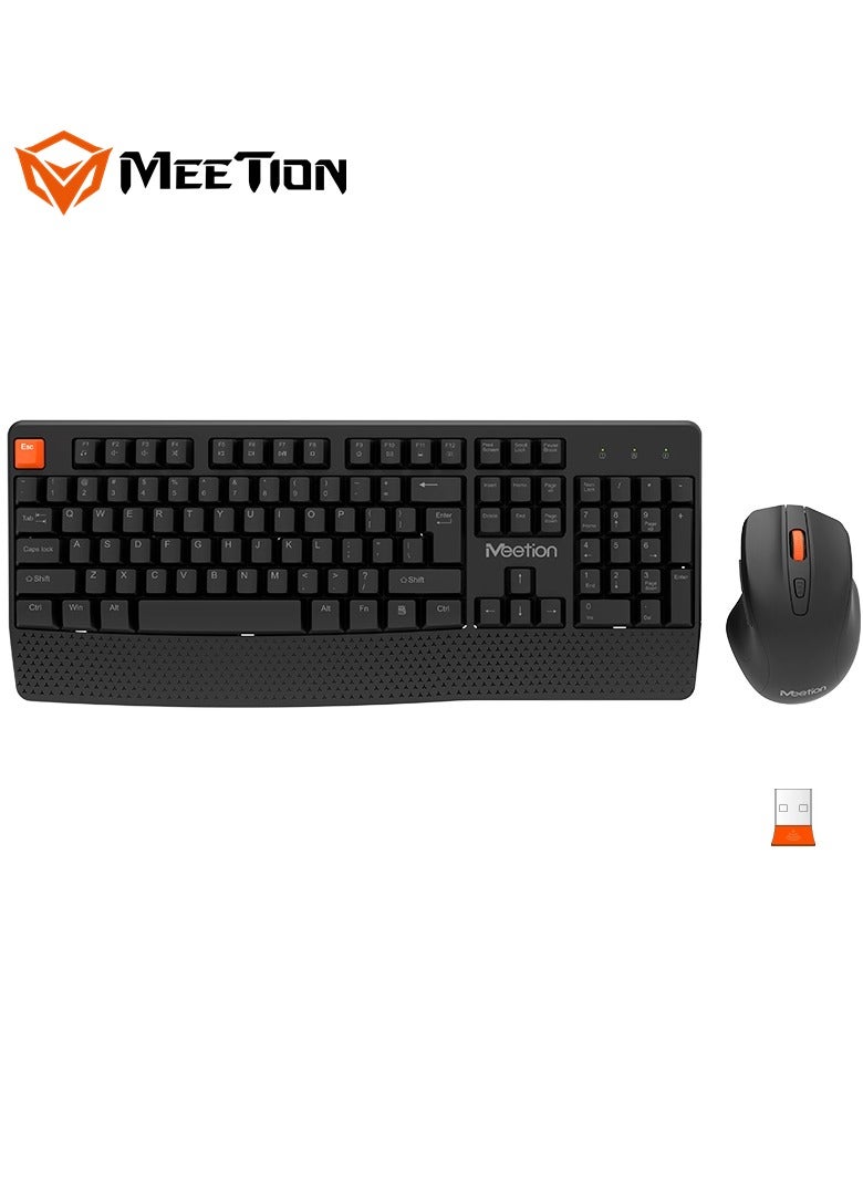 Meetion Wireless Ergonomic Keyboard Mouse Combo C4130 Adjustable stand Precision Control Ergonomic Design